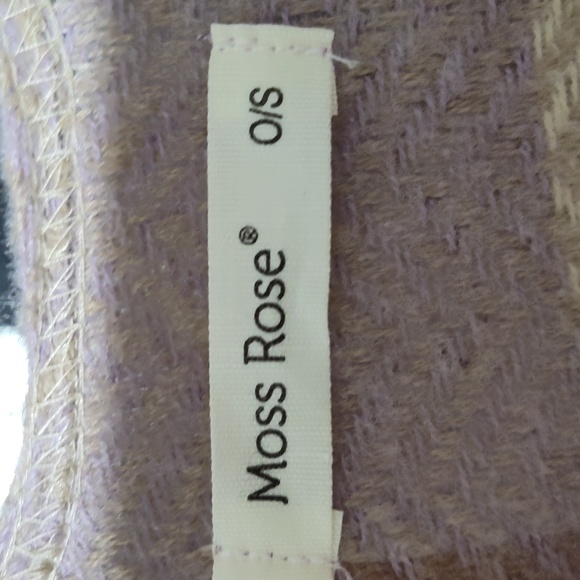 Moss Rose Fringed Shawl/Poncho/Wrap (NWOT) - Picture 2 of 4